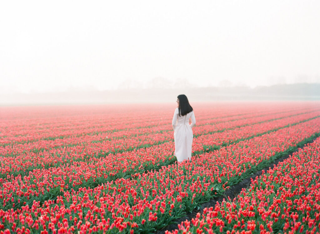 Tulip fields photoshoot