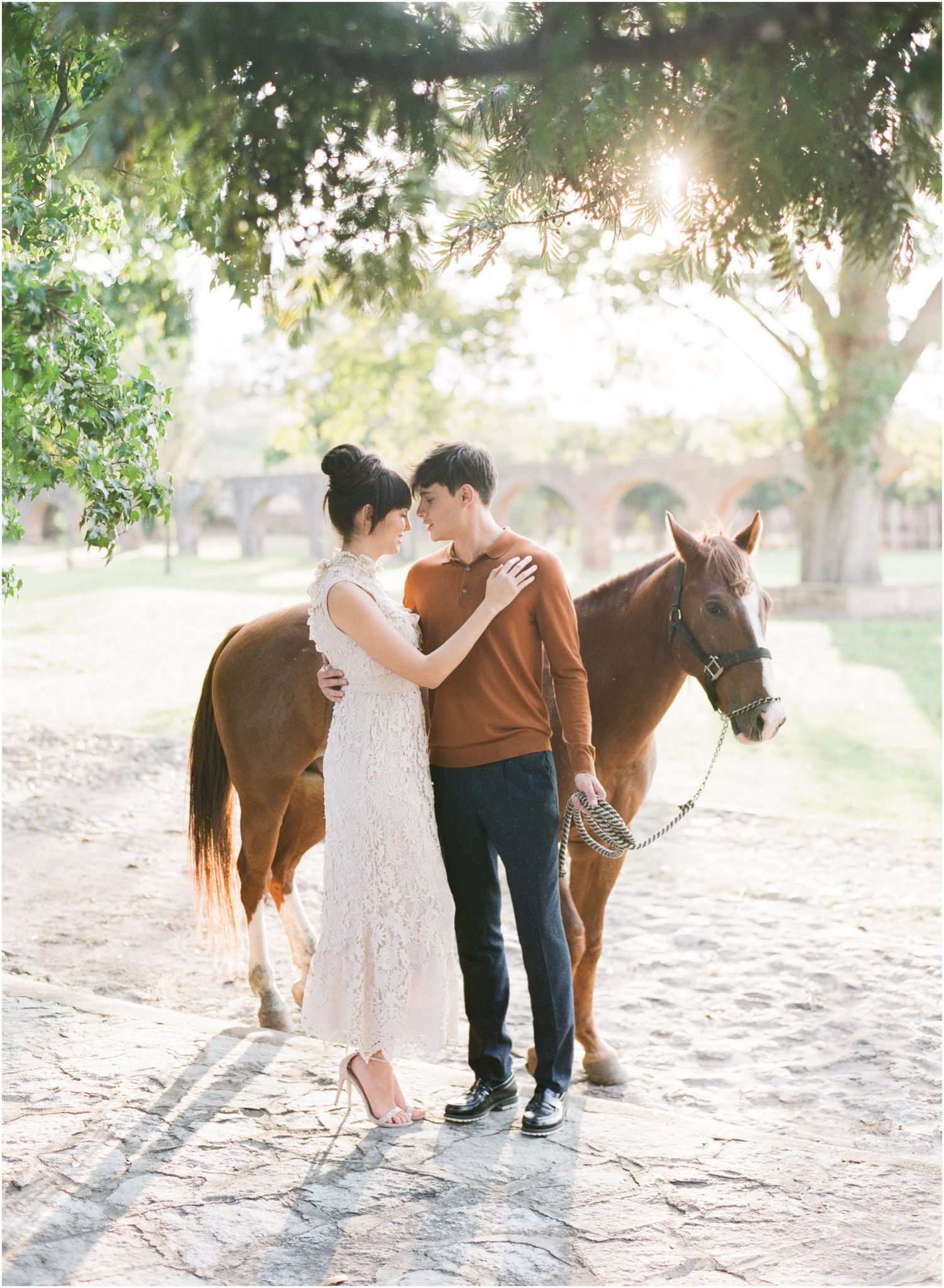 an engagement session in Mexico