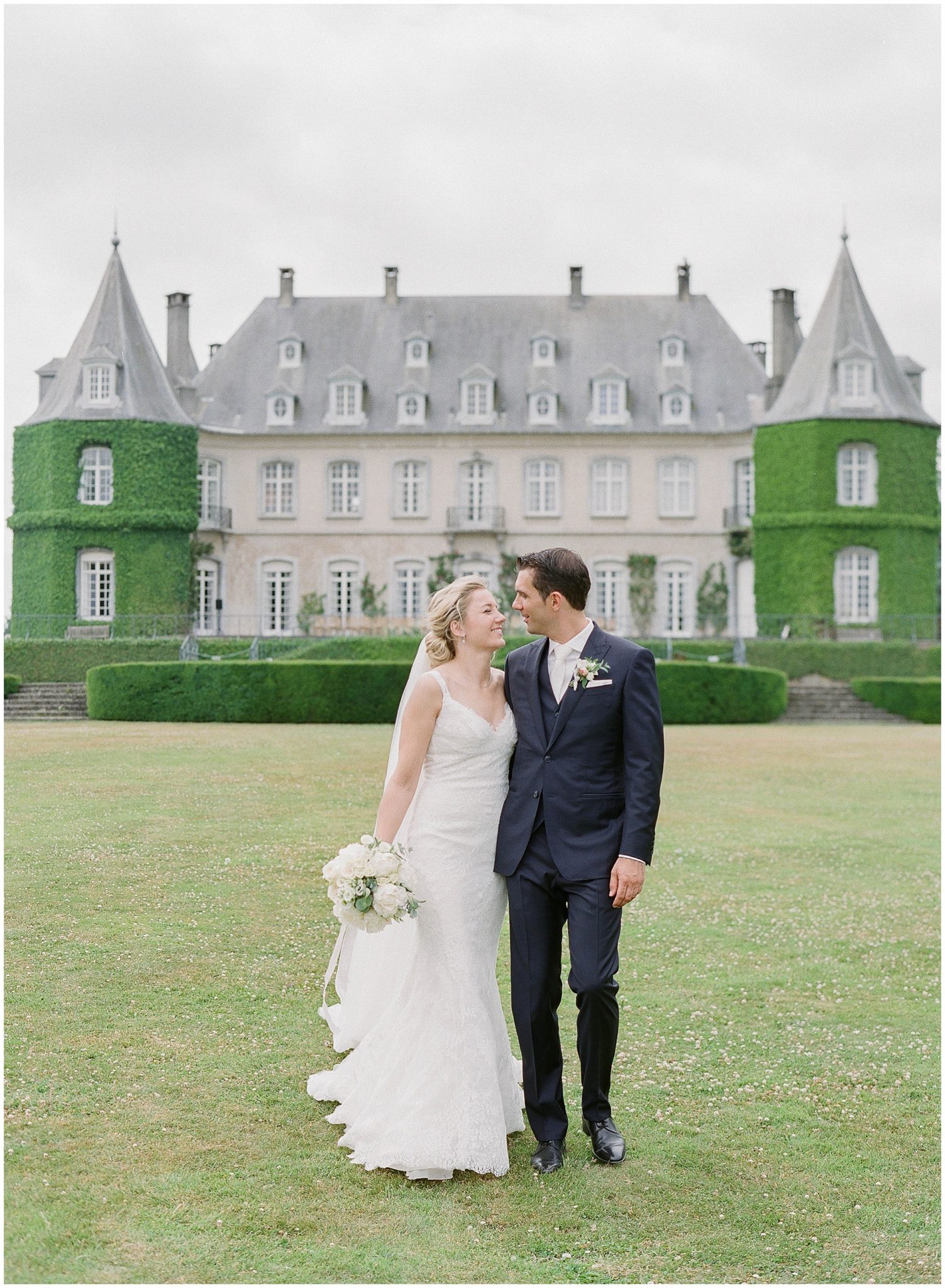 bruiloft op chateau de la Hulpe België