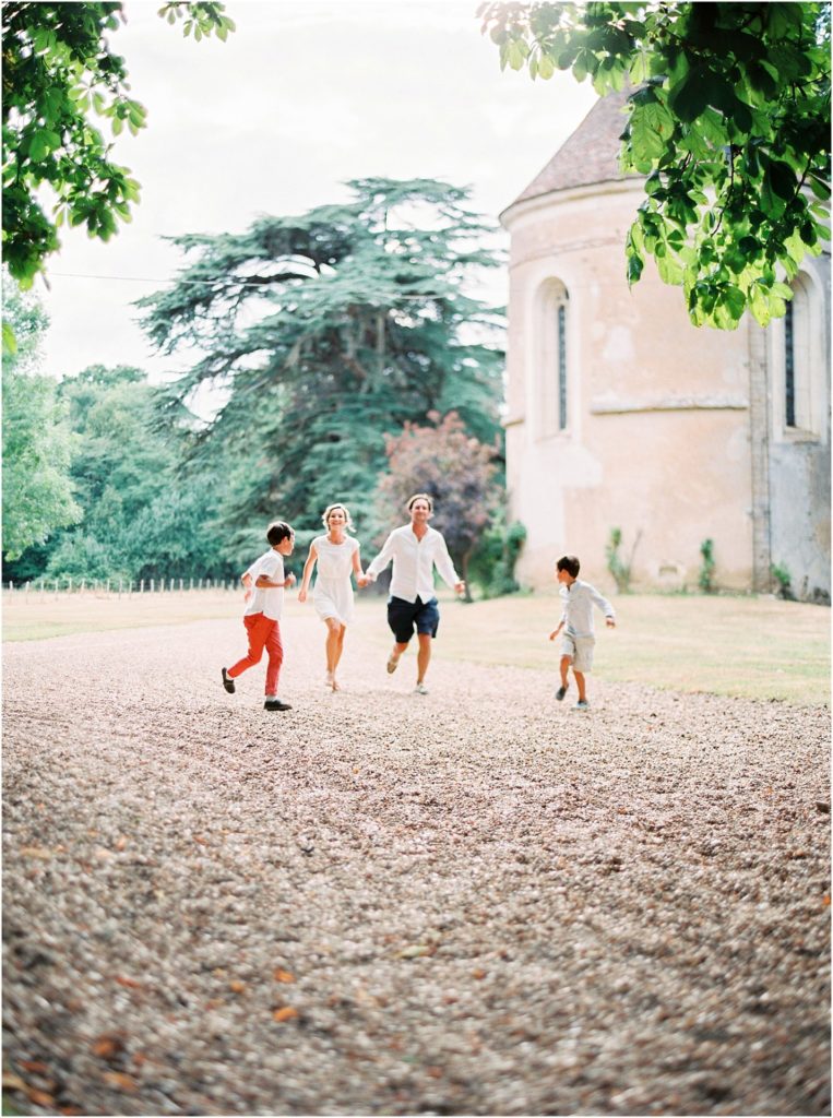 Een chateau familie shoot in Frankrijk