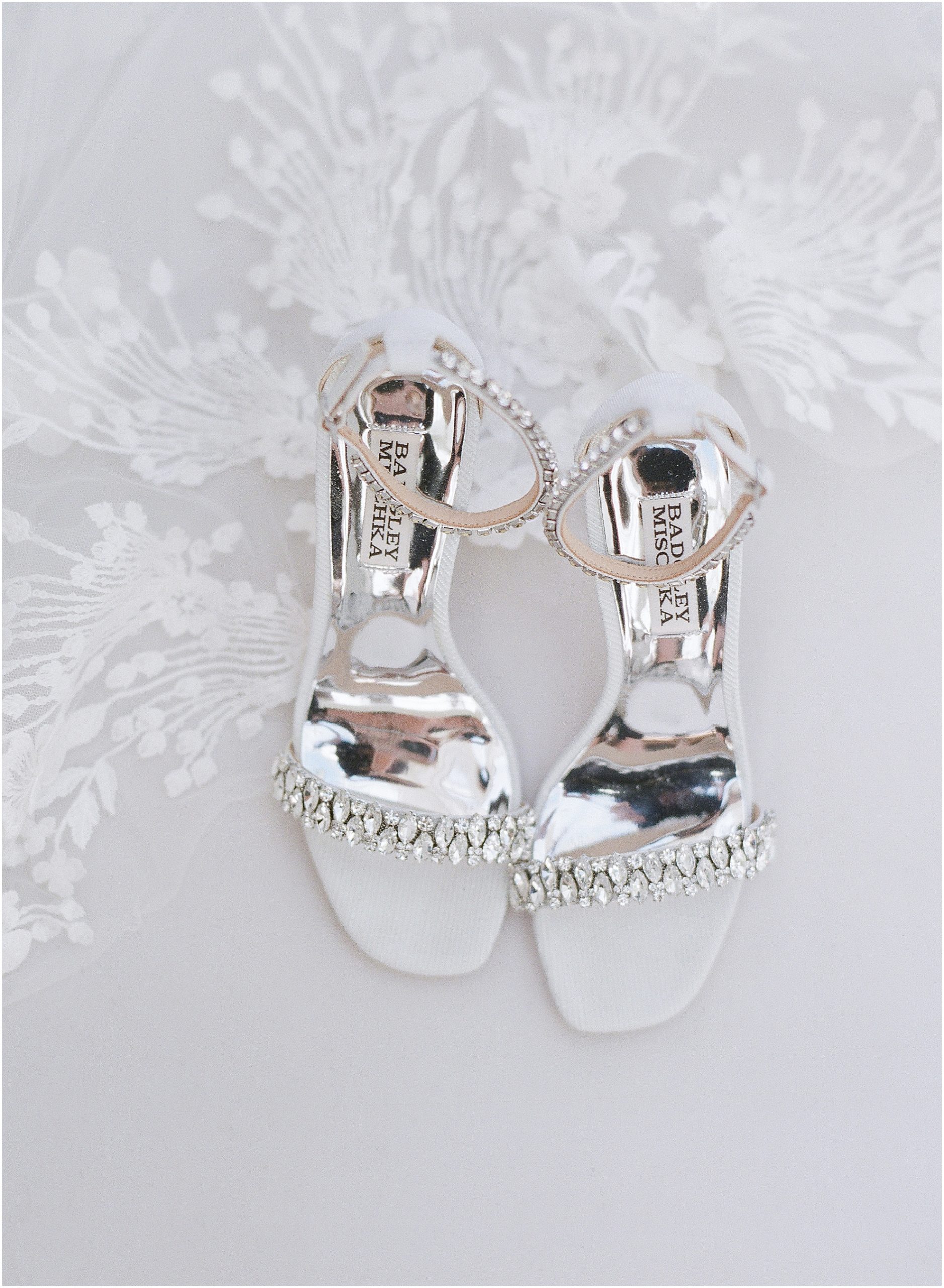 Badgley mischka wedding shoes