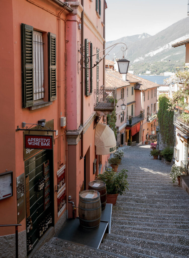 The most photographed street in Bellagio, Lake Como