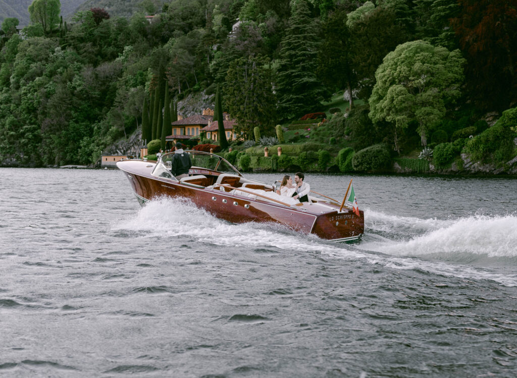 A boat trip on Lake Como, Italy, during your honeymoon is a must do. 