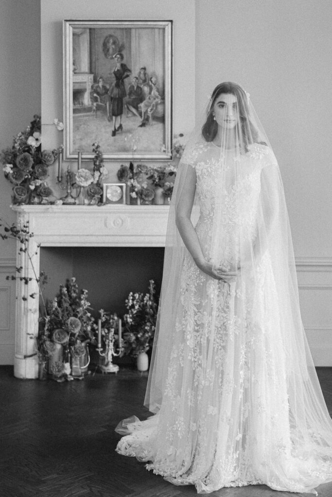Romantic Wedding gown Avery by Edwin Oudshoorn, captured by European destination wedding photographer Alexandra Vonk